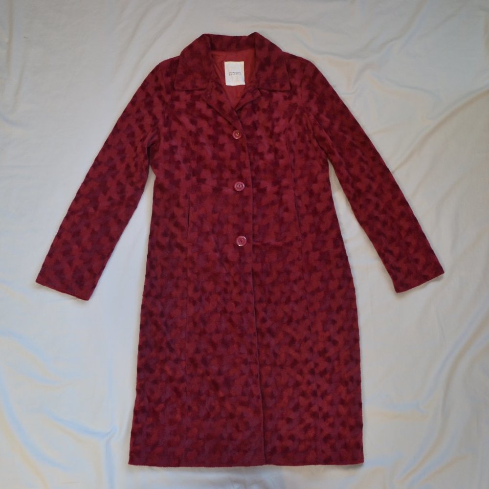 Long Red Suede Jacket